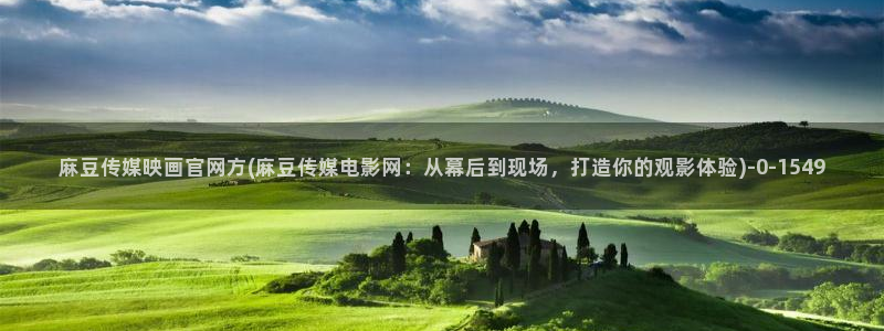 麻豆剧情标题：麻豆传媒映画官网方(麻豆传媒电影网：从幕后到现场，打造你的