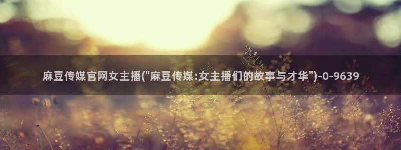 麻豆视频内容聚合
